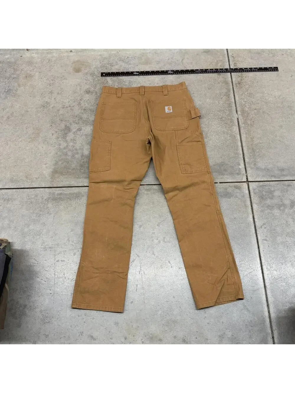 vintage dickies faded black relaxed fit cargo pants size 34 x 34